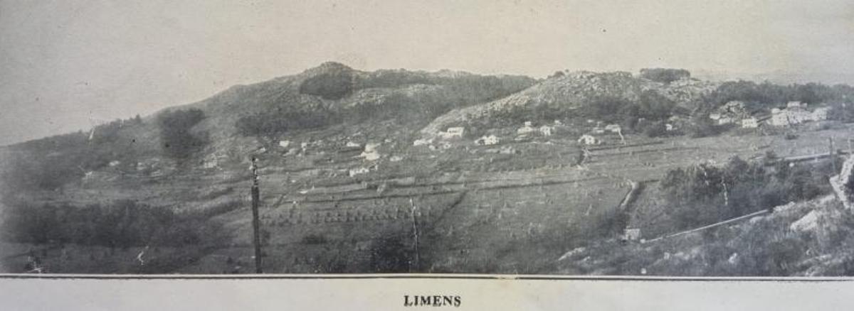Unha vista de Liméns, tamén no ano 1931.  | // S.S.M. A UNIÓN