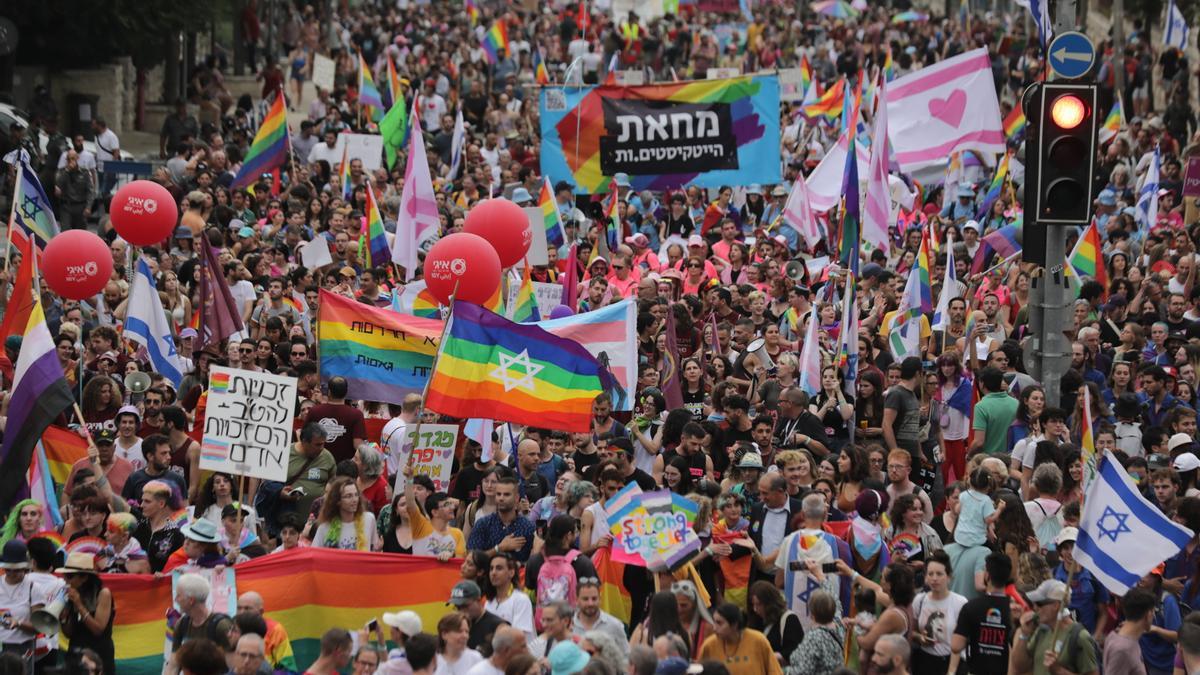 Marcha del Orgullo LGTBIQ 2023 en Jerusalén