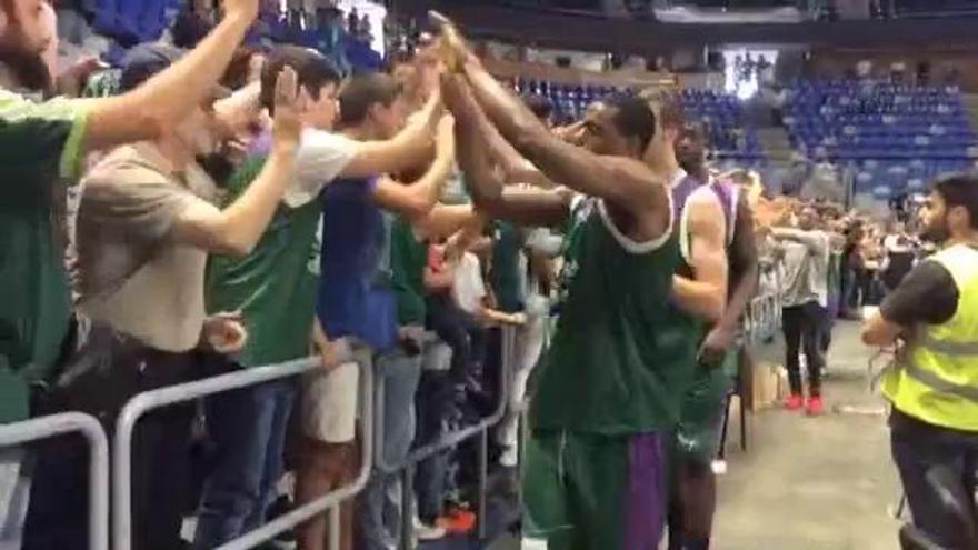 El Unicaja se despide de la afición