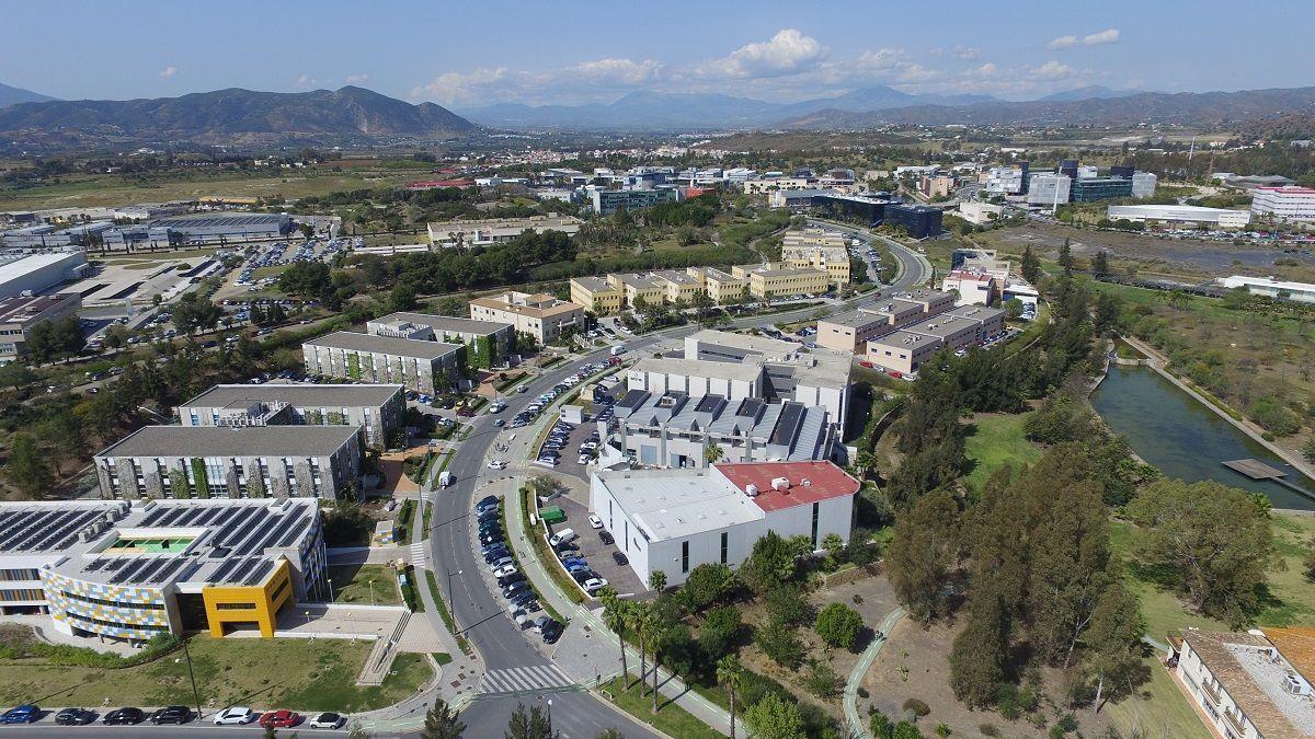 Una panorámica del Parque Tecnológico de Andalucía (PTA) de Málaga.
