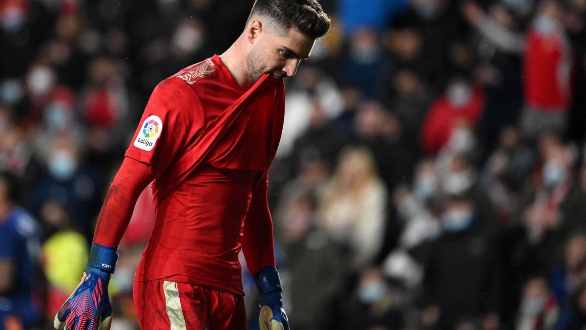 Luca Zidane, portero del Rayo Vallecano