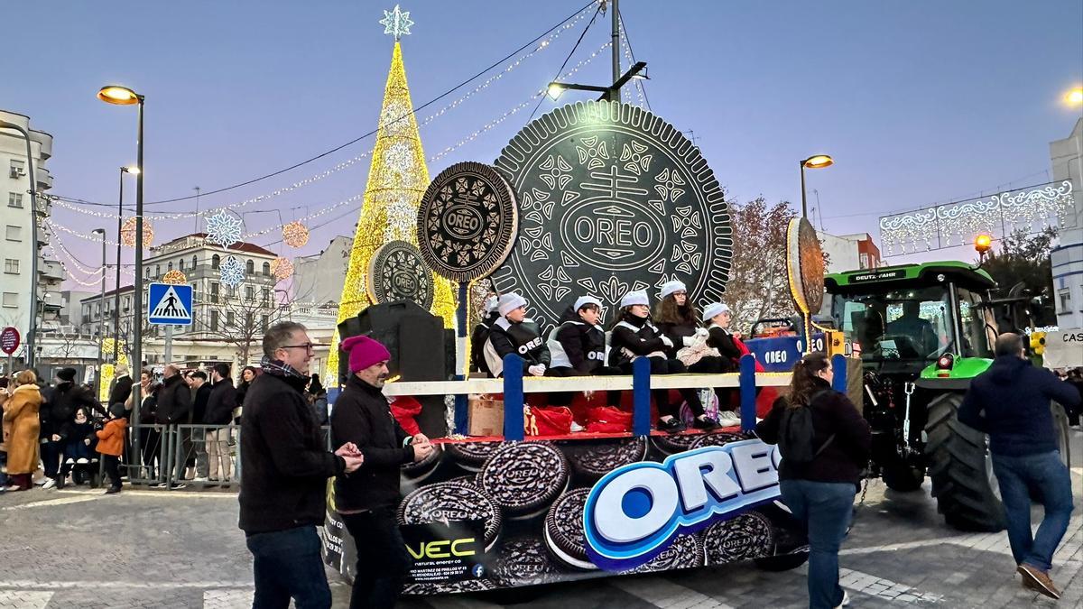 Una de las carrozas de la cabalgata de Reyes de este año