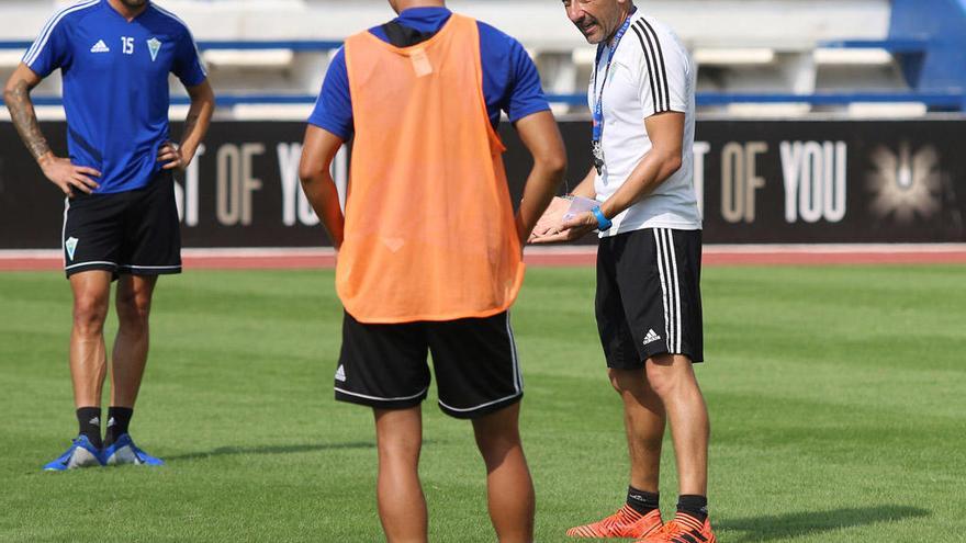 Cubillo en un entrenamiento.