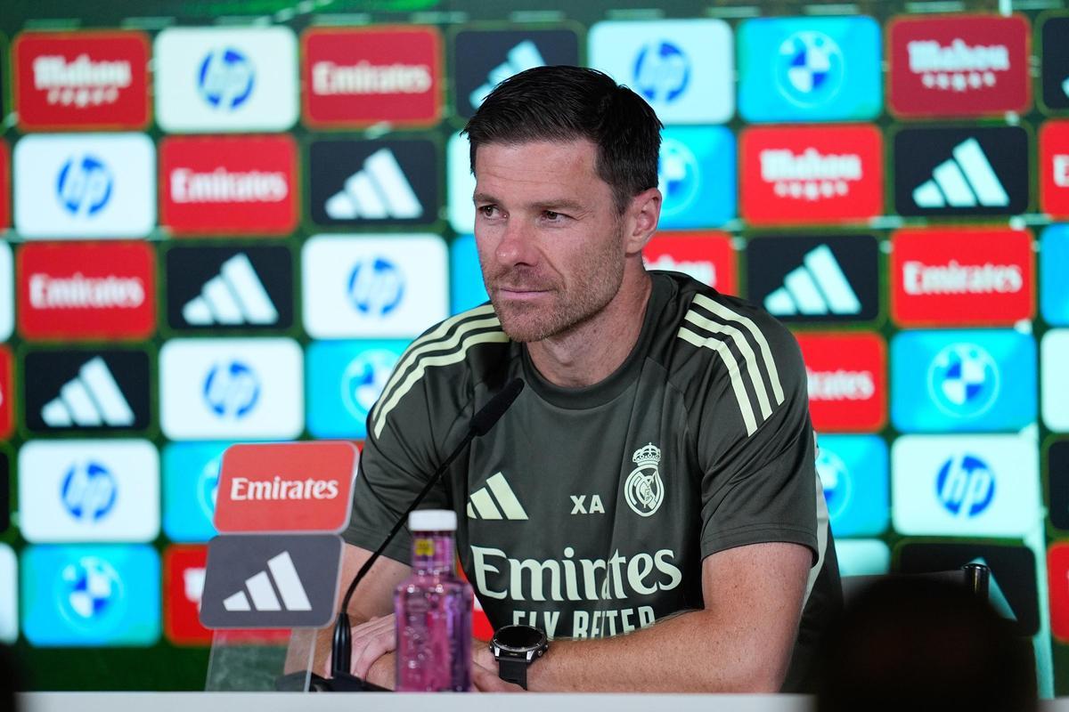 Xabi Alonso, entrenador del Real Madrid.