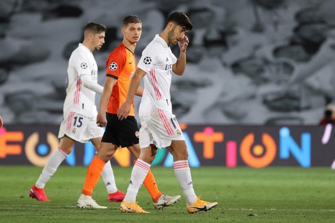 Las imágenes de la derrota del Real Madrid ante el Shakhtar Donetsk, de la primera jornada de la Liga de Campeones en el estadio Alfredo di Stefano