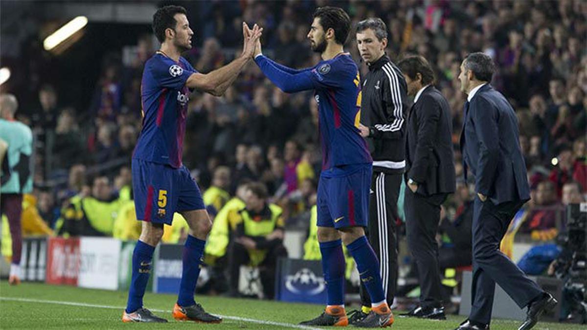 LACHAMPIONS | FC Barcelona - Chelsea (3-0): André Gomes recibió una calurosa ovación del Camp Nou