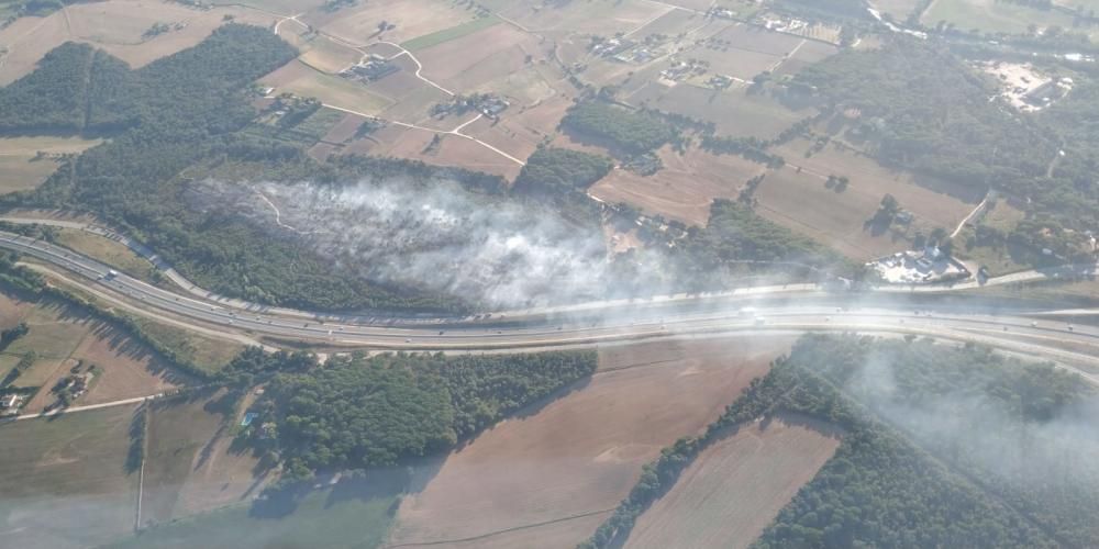 Incendi a Caldes de Malavella.