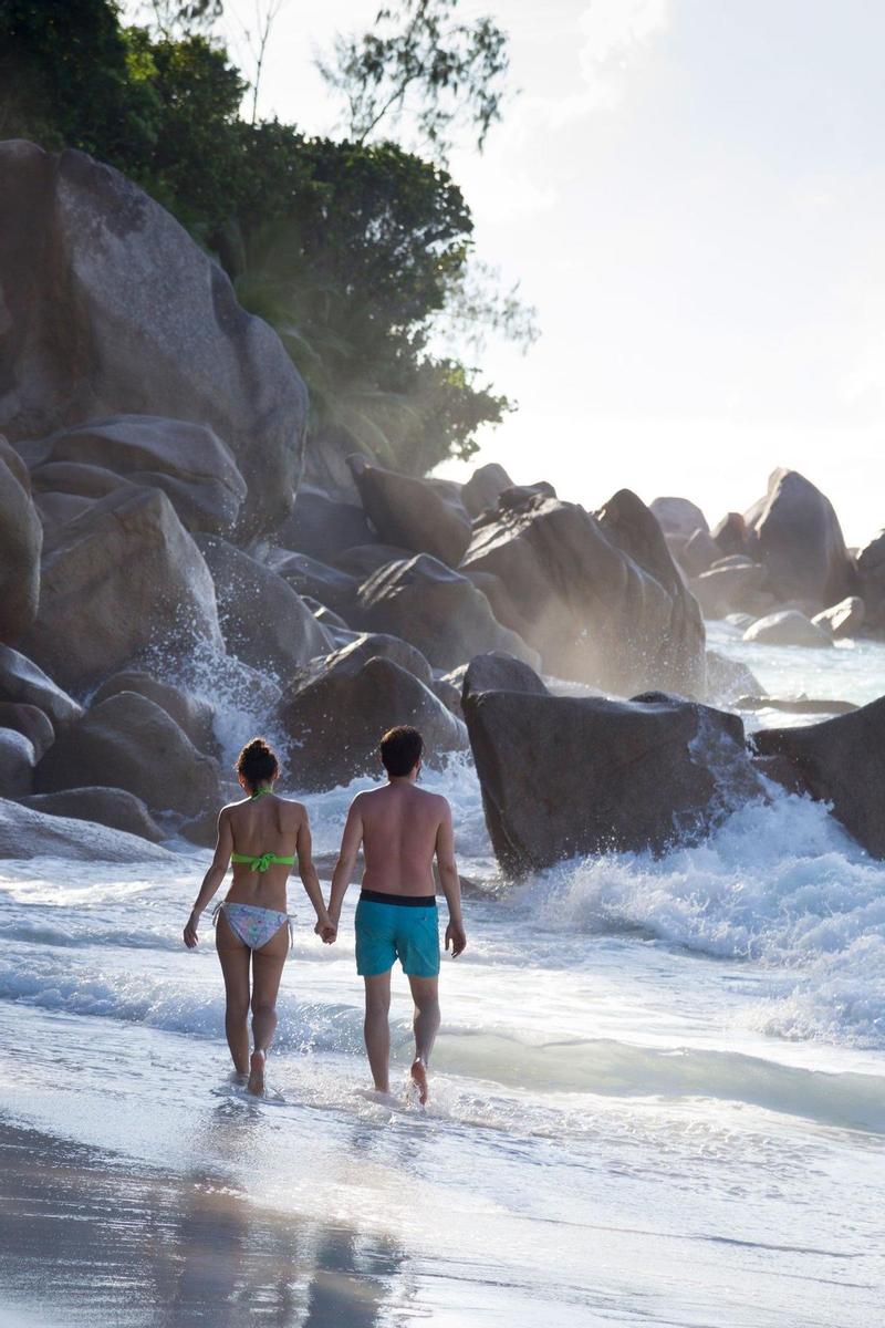 Playa de Anse Georgette, en Praslin