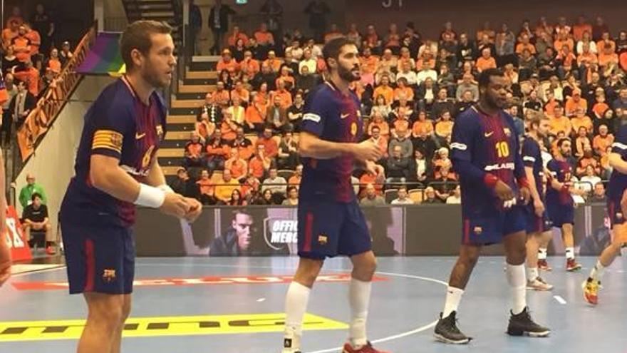 El Barça venç el Kristianstad a la Lliga de Campions (21-26)