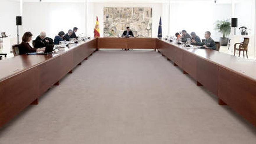 Reunió del comitè de gestió tècnica del coronavirus a Moncloa