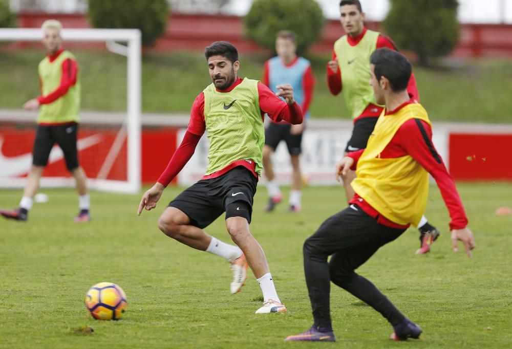 Entrenamiento del Sporting