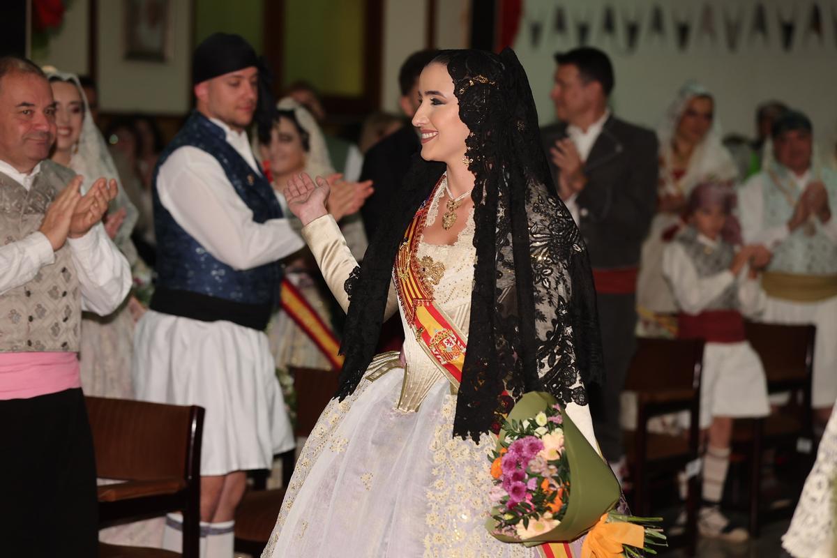 Ofrenda fallera en el Cottolengo del Padre Alegre