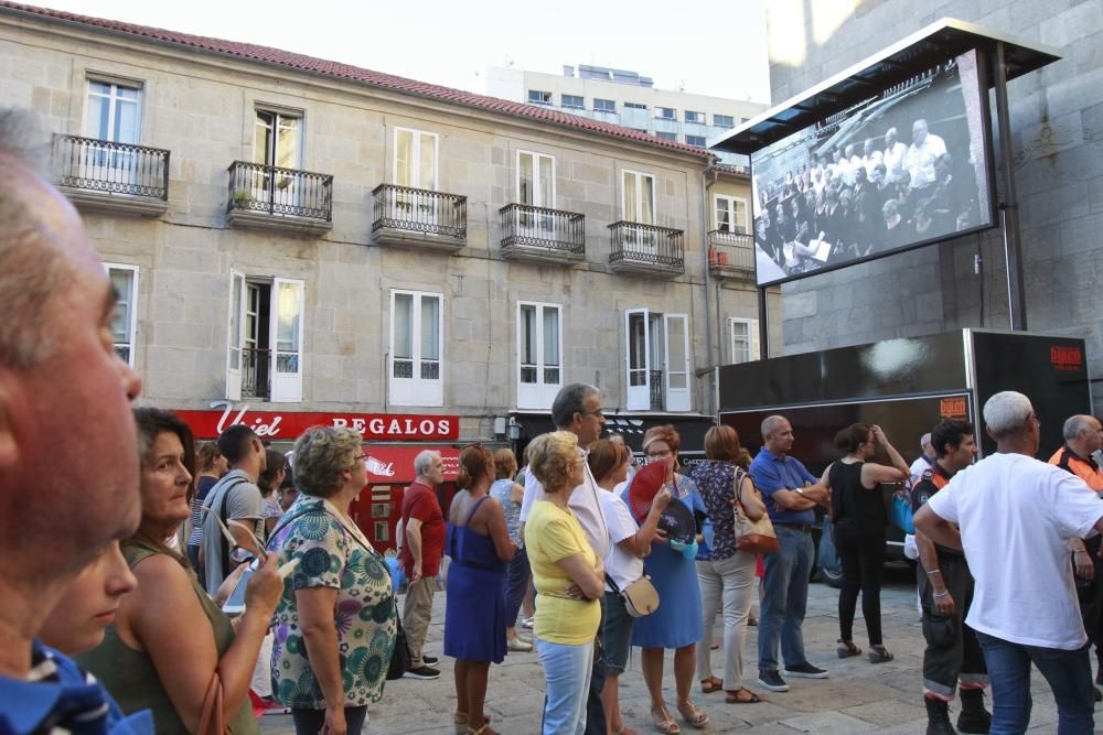 La Colegiata lucía abarrotada durante toda la eucaristía