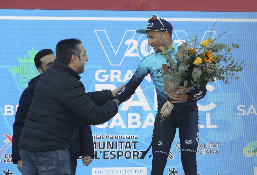 Llegada a Sagunt de la tercera etapa de la Volta Ciclista a la Comunitat Valenciana