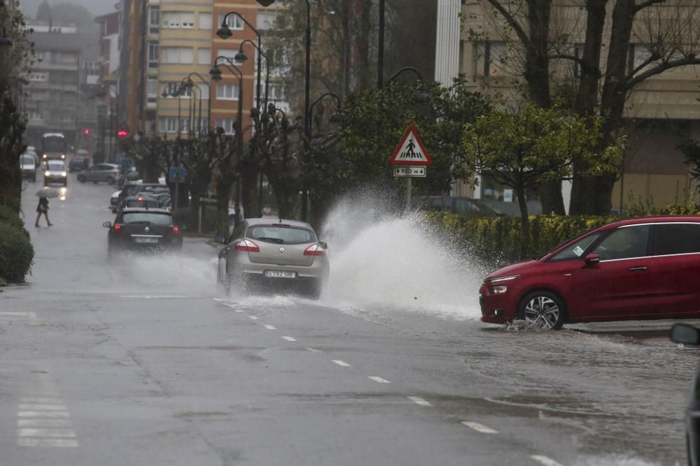 Los efectos del temporal "Ana" en Asturias