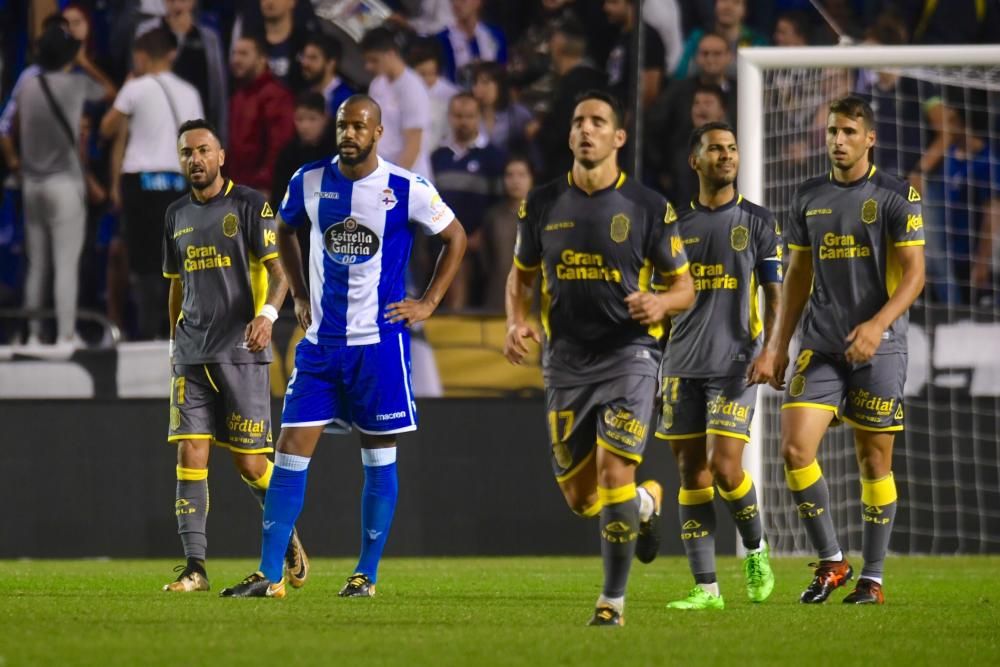 El Dépor cae goleado ante Las Palmas