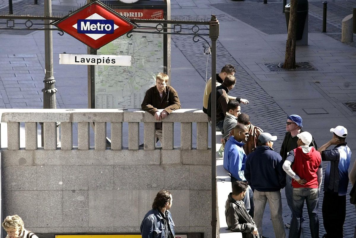 Plaza de Lavapiés, en Madrid