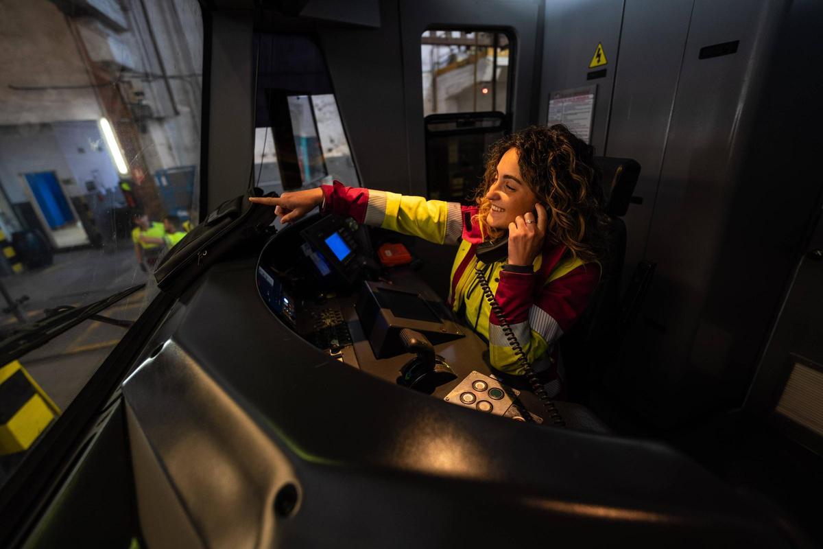 Visita a los talleres de Renfe en Sant Andreu Comtal