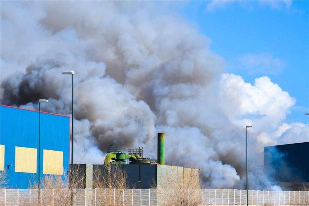 Incendio en el PTR de La Cartuja