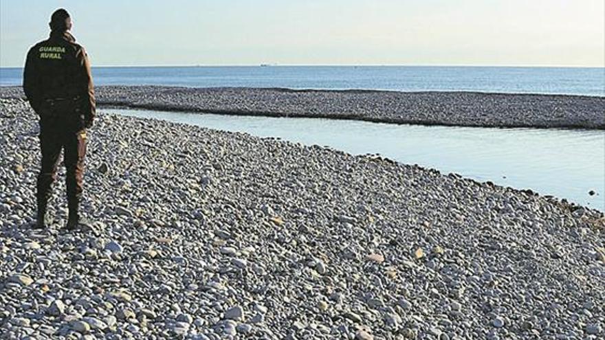 ‘Gloria’ crea dos islas en el delta del Millars