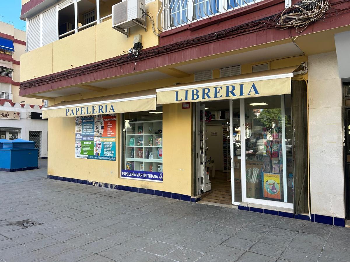 La Papelería Martín Triana en el barrio de Los Remedios