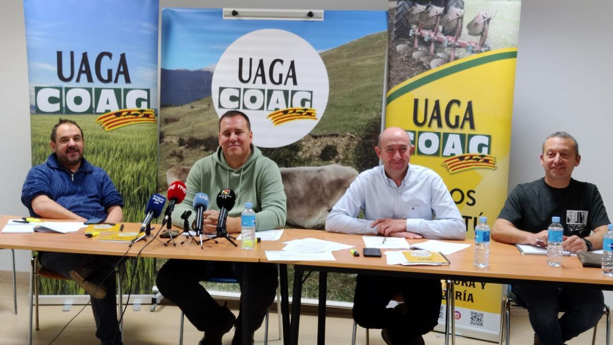 UAGA ha presentado este viernes el balance agrario de Aragón en 2024.