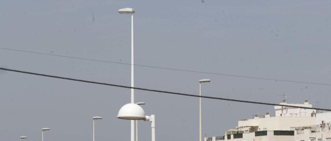 Obras en la zona del barrio de Biensa del Port.