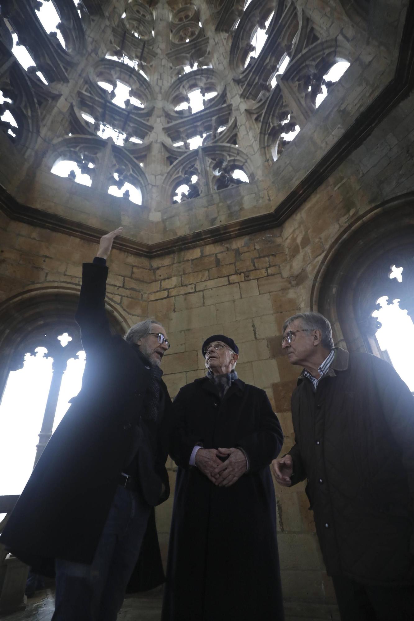 En imágenes: Visita de Jean-François Botrel a la catedral de Oviedo