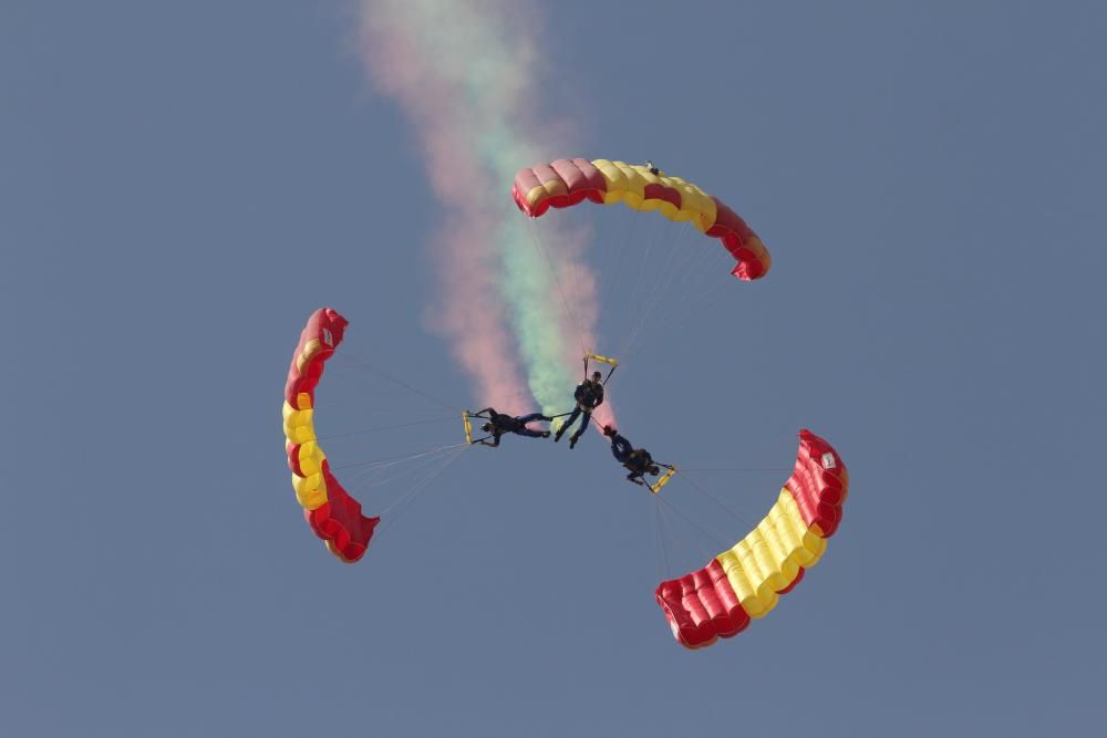 El Rey preside el festival aéreo de la Academia del Aire en Murcia