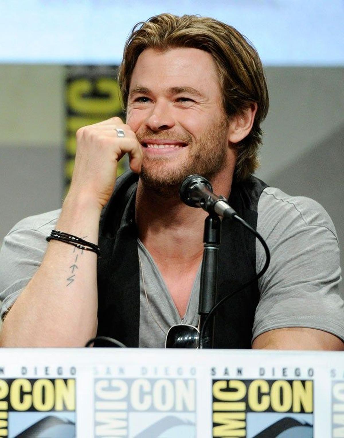 Chris Hemsworth, todo sonrisas en la pasada Comic-Con