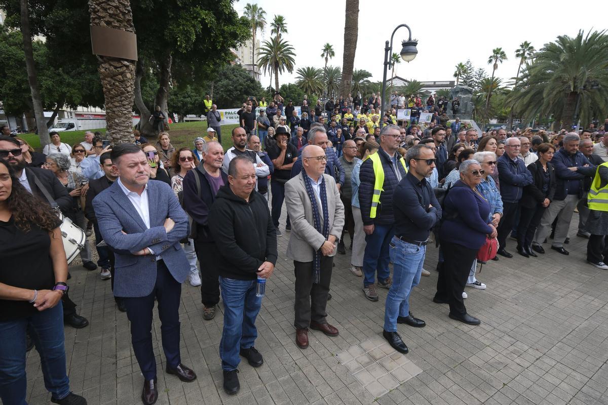 Protesta del sector primario de Gran Canaria contra el acuerdo UE-Mercosur