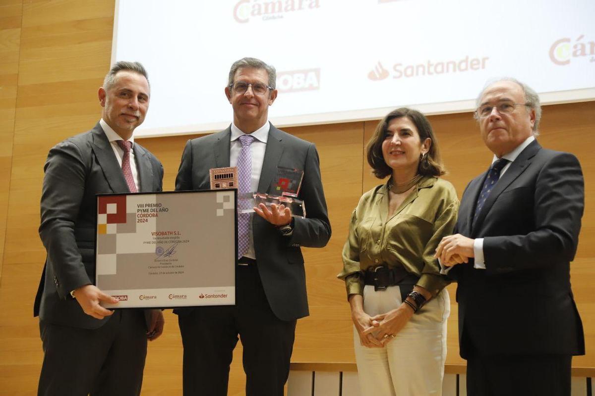 La empresa Visobath, elegida la Pyme del Año en Córdoba