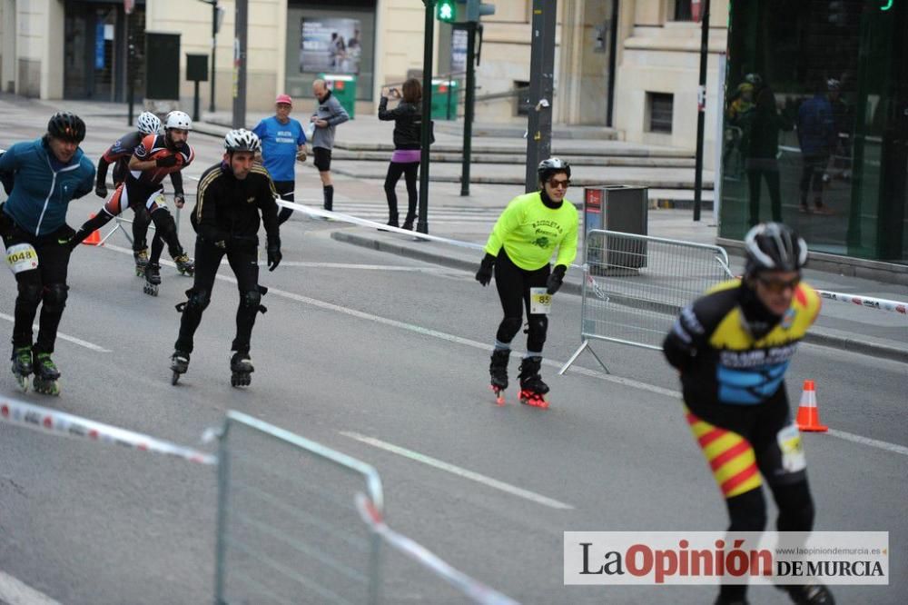 Murcia Maratón. Salida patinadores