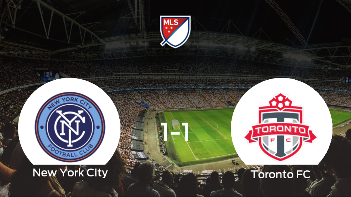 Reparto de puntos entre el New York City y el Toronto FC (1-1)