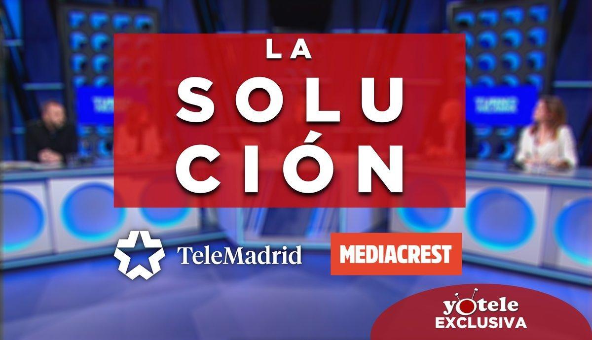 'La solución', el nuevo programa de Telemadrid con Mediacrest