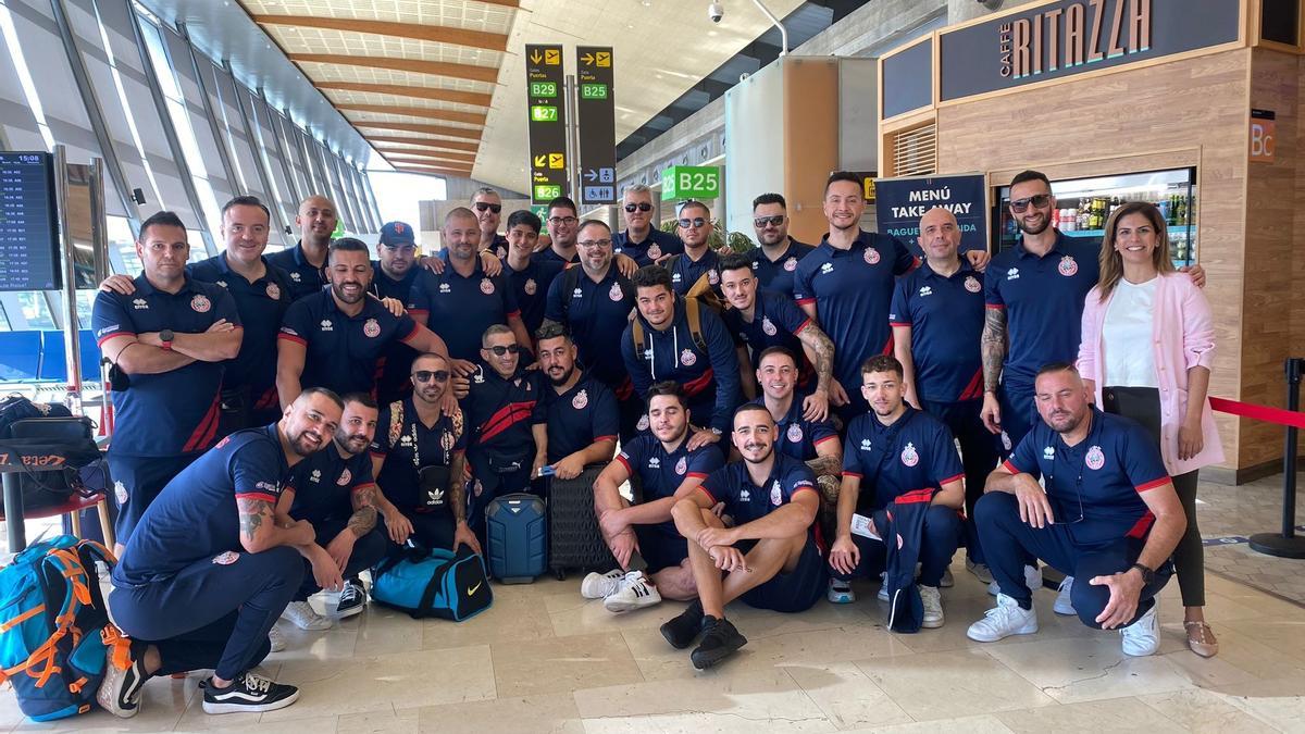 La murga Zeta-Zetas, antes de su traslado a Cádiz.