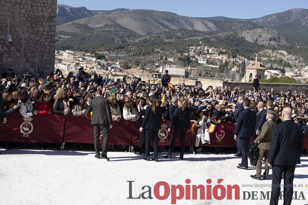 Visita de los reyes de España a Caravaca (explanada de la Basílica)