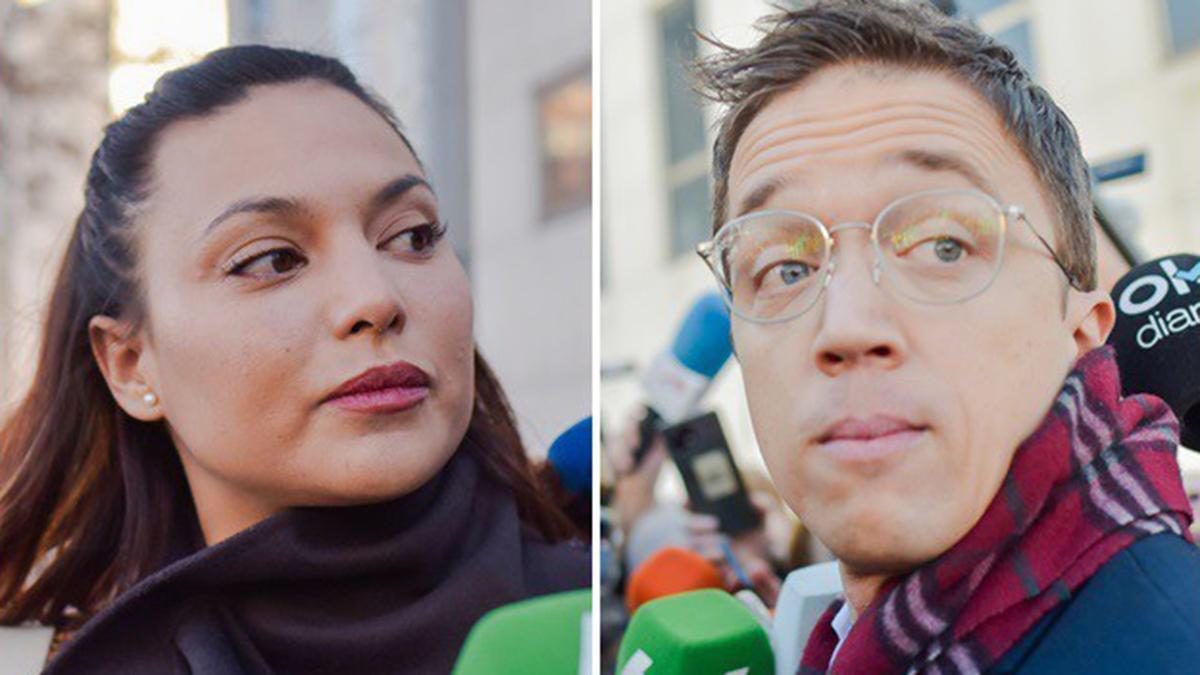 Elisa Mouliáa e Íñigo Errejón