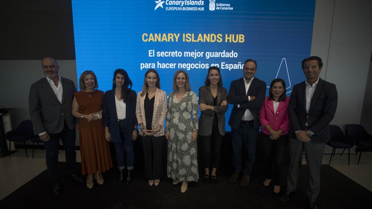 La jornada ‘Canary Islands Hub. El secreto mejor guardado para hacer negocios en España’ contó con la participación de diferentes profesionales del sector empresarial.