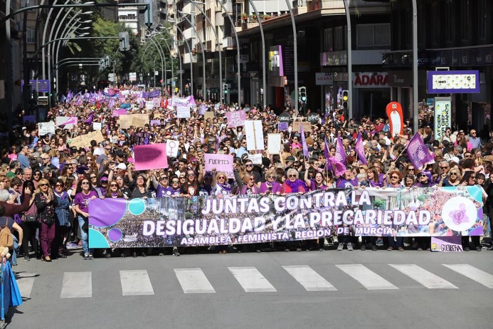 8M en Murcia: Manifestación de la mañana