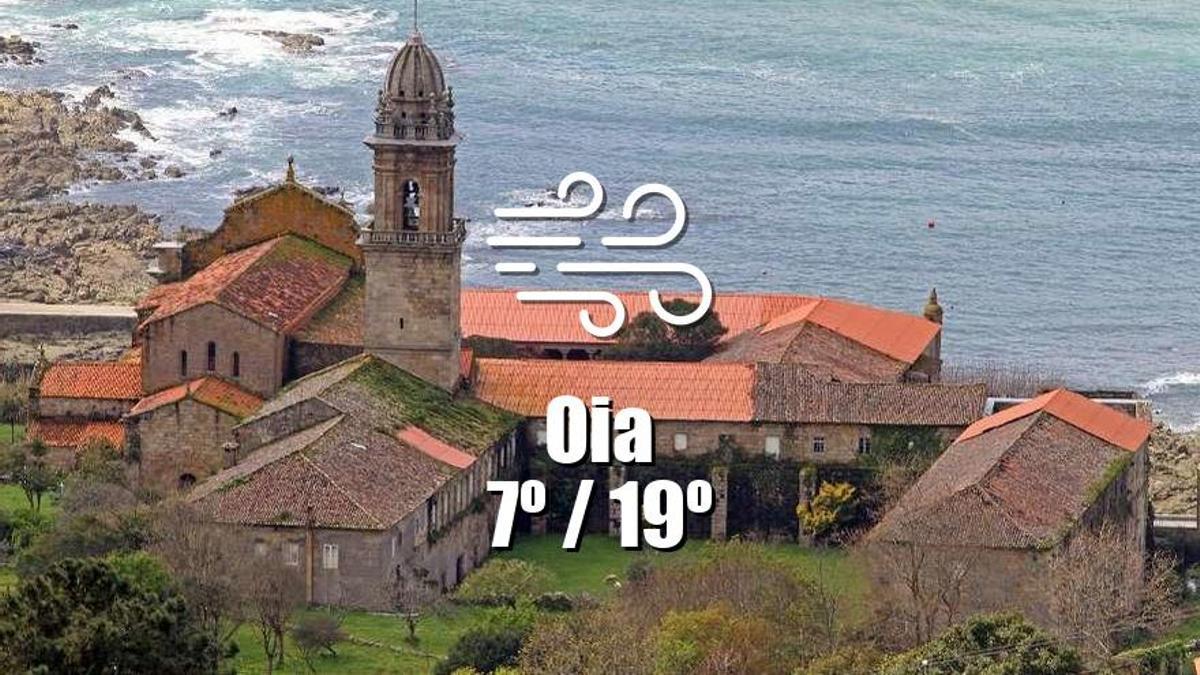 El tiempo en Oia: previsión meteorológica para hoy, viernes 27 de marzo