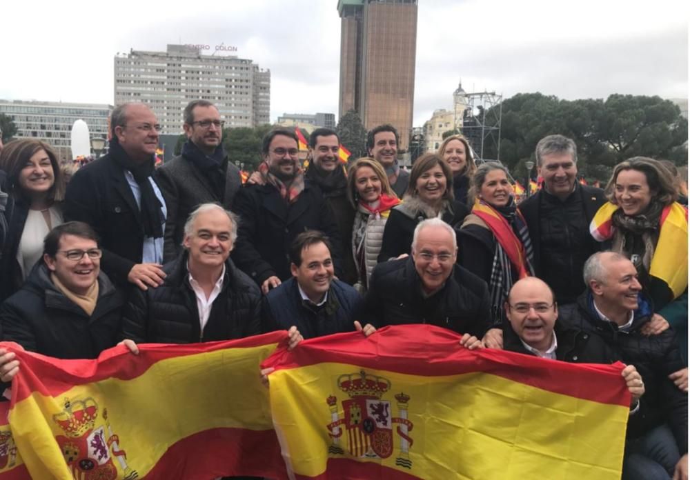 Políticos valencianos se suman a la protesta en Madrid