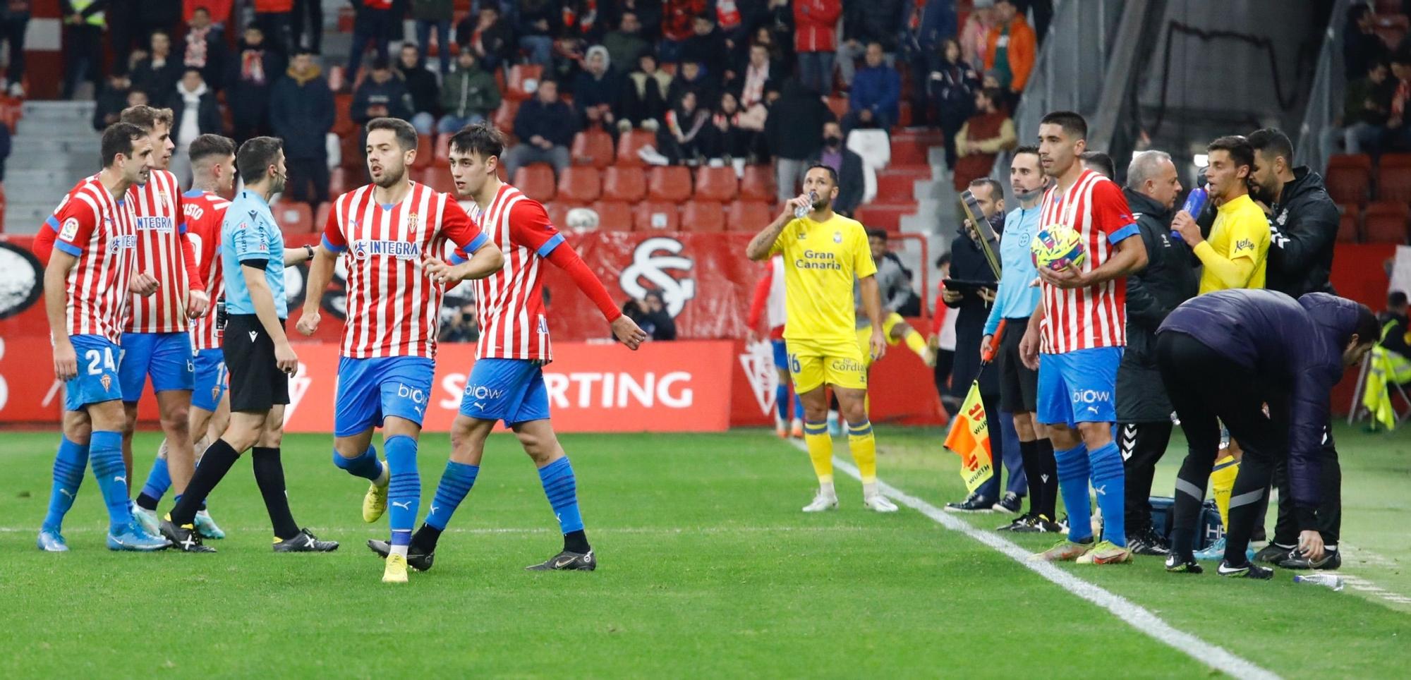 Sporting - Las Palmas, en imágenes