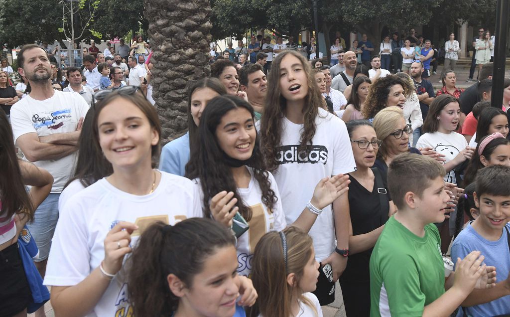 El Alhama ElPozo celebra el ascenso con su afición