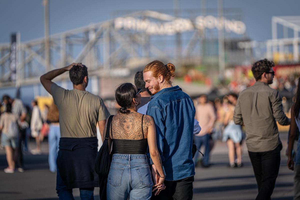 Ambiente en la jornada inaugural del Primavera Sound.