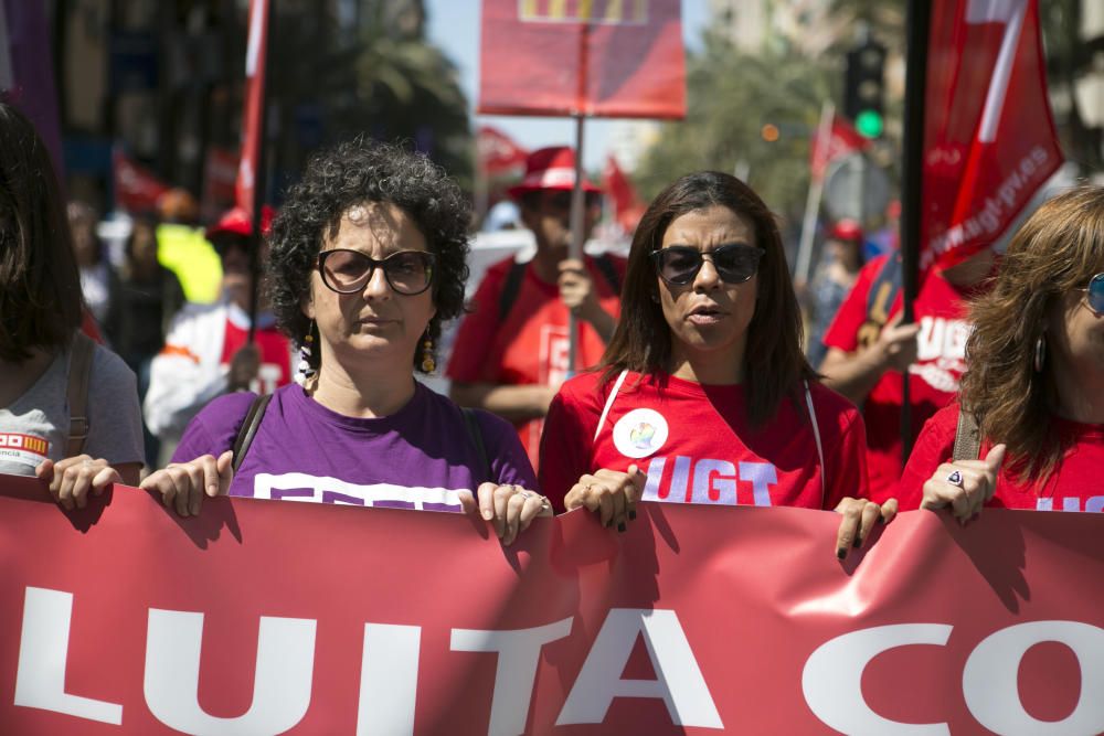 Manifestación del 1 de mayo en Alicante