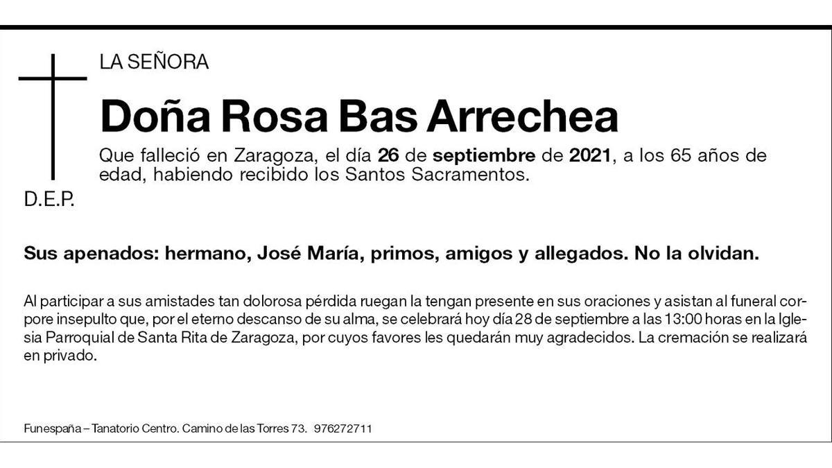 Rosa Bas Arrechea