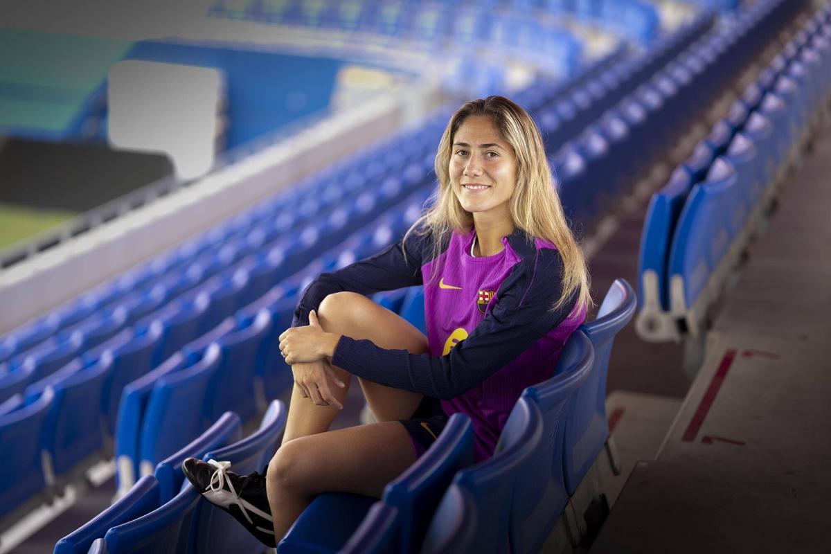 Laia Aleixandri durante la entrevista en EL PERIÓDICO.