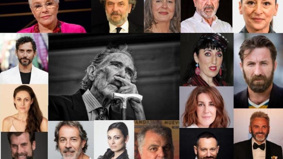 Rostros de las artes escénicas que piden añadir el nombre de Antonio Gala al Gran Teatro.