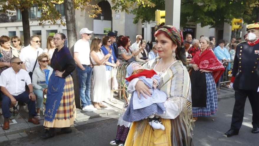 VÍDEO | Gran ambiente en la Ofrenda de frutos en el centro de Zaragoza